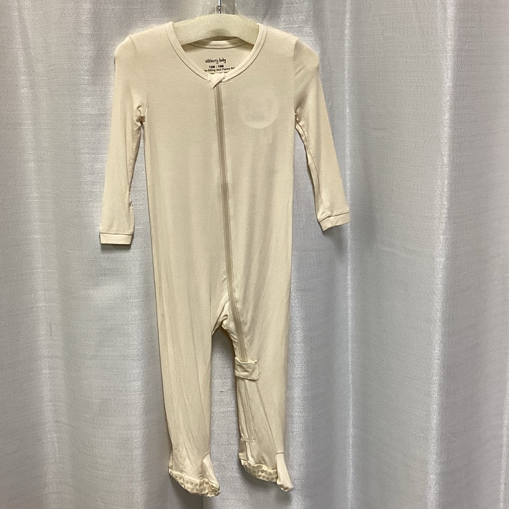 Elegant Cream Kids Footie by Little Sleepies